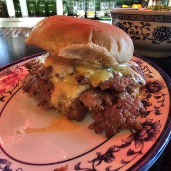 King BBQ - $10 happy hour burger special. Also comes with a beer. - Barbeque Near Me - North Charleston, South Carolina King BBQ - $10 happy hour burger special. Also comes with a beer. - Barbeque Near Me - North Charleston, South Carolina