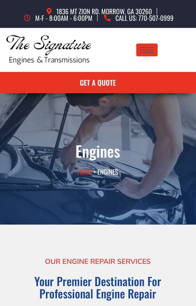 SIGNATURE AUTO REPAIR 1836 Mount Zion Rd, Morrow, Auto