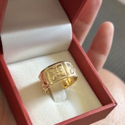 Debbie's Jewelry - Hawaiian gold ring 10mm ring size 8