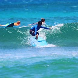 Kid surfing Kid surfing