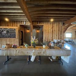 Country Road Barn - We brought in our decorations.