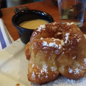 Blue's Egg + Bakery - Monkey bread with condensed milk on the side - Breakfast & Brunch Near Me - Milwaukee, Wisconsin Blue's Egg + Bakery - Monkey bread with condensed milk on the side - Breakfast & Brunch Near Me - Milwaukee, Wisconsin