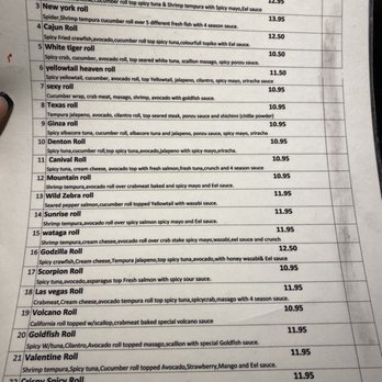 Goldfish Sushi - Menu - Sushi Bars Near Me - Haltom City, Texas