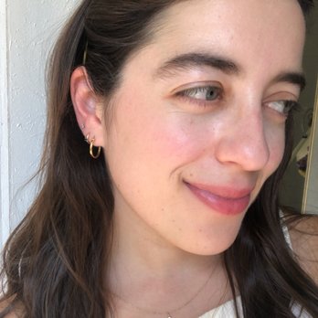 Death or Glory Tattoo & Body Piercing - 3rd lobe piercing just after being done - Piercing Near Me - Davis, California