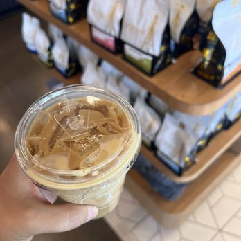 Shortwave Coffee - Iced Pistachio Latte - Coffee & Tea Near Me - Tampa, Florida