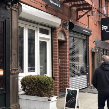 POST - Almost hides between the other places with hanging signs - Breakfast & Brunch Near Me - New York, New York POST - Almost hides between the other places with hanging signs - Breakfast & Brunch Near Me - New York, New York