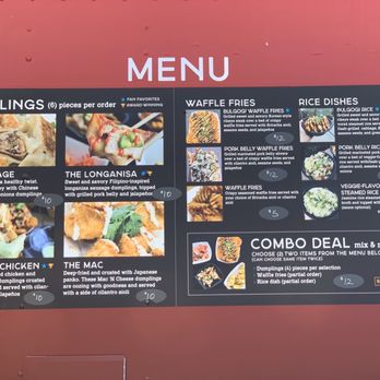 Mad Dumplings - Menu as of 10/5/2019 - Food Trucks Near Me - Santa Ana, California Mad Dumplings - Menu as of 10/5/2019 - Food Trucks Near Me - Santa Ana, California