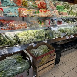 Asian Produce, Chinese Spinach, Bean Sprouts, Bok Choi, Green onions