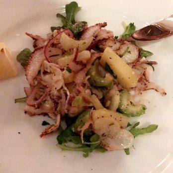 Agrodolce Osteria - Octopus salad- this was my first time trying octopus, and it was surprisingly good. I'm glad I tried it, even though I'm not big on seafood - Sicilian Near Me - Berkeley, California