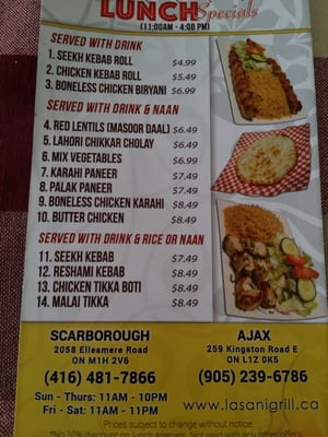 Menu photo 3 La Sani Grill Toronto, ON