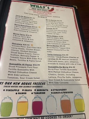 Menu photo 1 Willy's Mex Mex Grill Social Circle, GA Menu photo 1 Willy's Mex Mex Grill Social Circle, GA