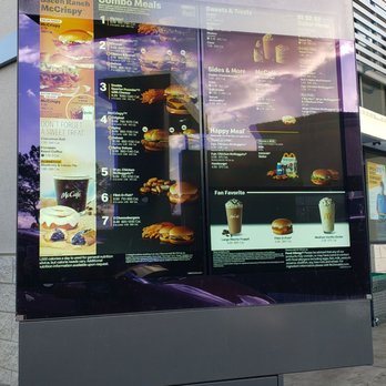McDonald's - Drive thru menu - Burgers Near Me - Hesperia, California