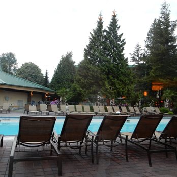 The Copper Room - View of the pool from our window table - Canadian (New) Near Me - Harrison Hot Springs, British Columbia The Copper Room - View of the pool from our window table - Canadian (New) Near Me - Harrison Hot Springs, British Columbia