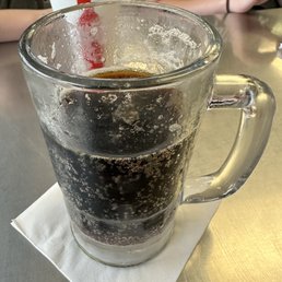 Homemade Root Beer in a frosted mug