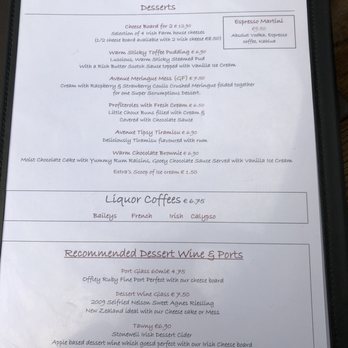Avenue Cafe - Menu - Cafes Near Me - Maynooth, KE Avenue Cafe - Menu - Cafes Near Me - Maynooth, KE