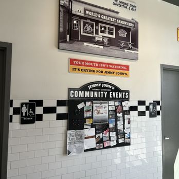 Jimmy John's - The Community Events posting board. Very cool idea!! - Sandwiches Near Me - Henderson, Nevada