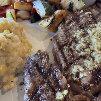 Dosan - 24oz rib eye steak garlic butter, risotto and glazed veggies - Sandwiches Near Me - Clovis, California