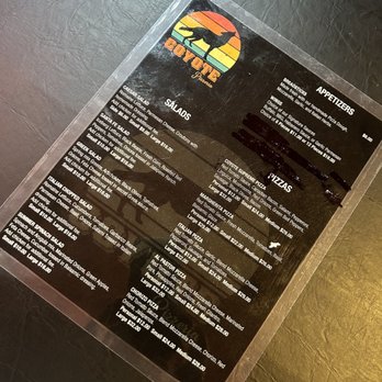 Coyote Pizzeria - Menu - Pizza Near Me - Auburn, California