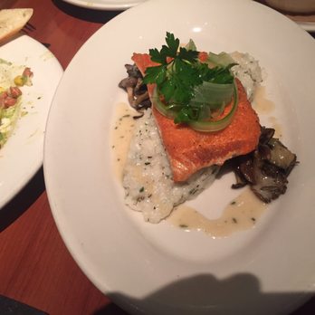 Bazille - Salmon over risotto - New American Near Me - Canoga Park, California Bazille - Salmon over risotto - New American Near Me - Canoga Park, California