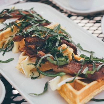 Hangar Cafe - Triple B waffle IG: @thephotographerfoodie - Breakfast & Brunch Near Me - Seattle, Washington
