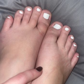 Lotus Nail Bar - i debated even putting my piggies on the internet but this was my 65$ pedicure everyone  i'm so disappointed - Nail Salons Near Me - Hesperia, California