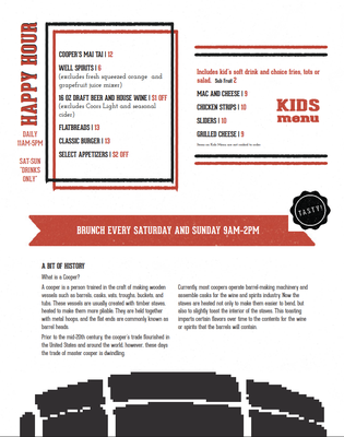 Menu photo 6 Cooper's Food & Drink Lacey, WA Menu photo 6 Cooper's Food & Drink Lacey, WA