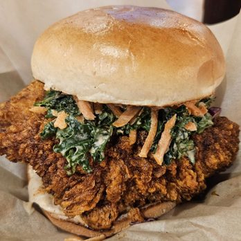 Zach's Chicken - The Sloppy Zach was great! Nice kaleslaw. - Chicken Shop Near Me - Costa Mesa, California