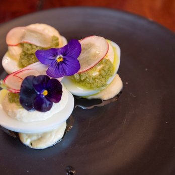 Blue Plate - Deviled eggs. - American Near Me - San Francisco, California Blue Plate - Deviled eggs. - American Near Me - San Francisco, California
