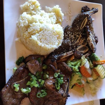 Lotus Leaf - Combination- Pork chops and Beef Ribs with pineapple a fried rice, Recommended don't get fried rice, too dried. Meats are Tender :d - Vietnamese Near Me - San Leandro, California Lotus Leaf - Combination- Pork chops and Beef Ribs with pineapple a fried rice, Recommended don't get fried rice, too dried. Meats are Tender :d - Vietnamese Near Me - San Leandro, California