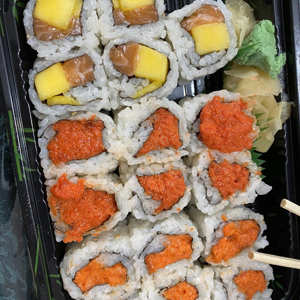 New Tokyo - Hand rolls with excessive food coloring! If artificial ingredients are something you enjoy... order it! YUCK! - Japanese Near Me - Fresh Meadows, New York New Tokyo - Hand rolls with excessive food coloring! If artificial ingredients are something you enjoy... order it! YUCK! - Japanese Near Me - Fresh Meadows, New York