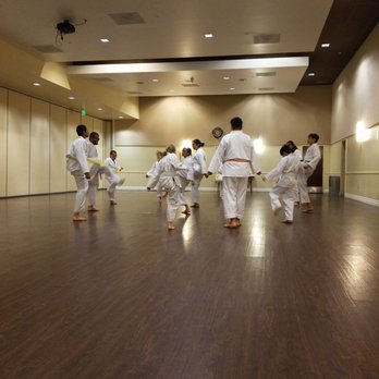 Riverside Shotokan Karate - Front snap kick group practice. - Karate Near Me - Riverside, California Riverside Shotokan Karate - Front snap kick group practice. - Karate Near Me - Riverside, California