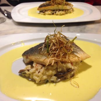 Restaurant de l'Ogenblik - Halibut on risotto. Delicious! - Belgian Near Me - Brussels, BRU Restaurant de l'Ogenblik - Halibut on risotto. Delicious! - Belgian Near Me - Brussels, BRU