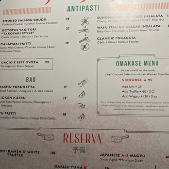 pastaRAMEN - Menu - Italian Near Me - Montclair, New Jersey pastaRAMEN - Menu - Italian Near Me - Montclair, New Jersey