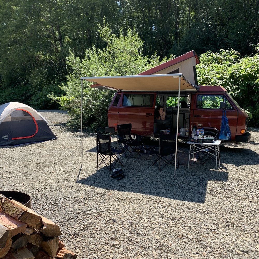 Camping on the Humptulips River Camping on the Humptulips River