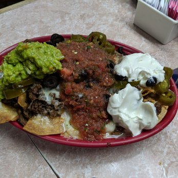 Esther's Taco House - Nachos with Carne asada - Mexican Near Me - Placentia, California