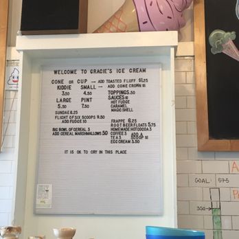 Gracie's Ice Cream - Prices 07/2019 - Ice Cream & Frozen Yogurt Near Me - Somerville, Massachusetts