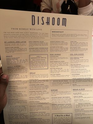Menu photo 4 Dishoom Kensington, XGL Menu photo 4 Dishoom Kensington, XGL