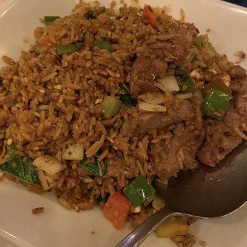 Peppercorn House - Basil Fried Rice with beef - so good! Got that "dragon breath" aka "wok hey" when the waitress brought it to our table. - Seafood Near Me - Woburn, Massachusetts Peppercorn House - Basil Fried Rice with beef - so good! Got that "dragon breath" aka "wok hey" when the waitress brought it to our table. - Seafood Near Me - Woburn, Massachusetts