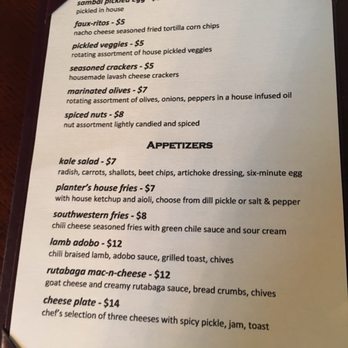 Planter's House - Menu - Cocktail Bars Near Me - Saint Louis, Missouri Planter's House - Menu - Cocktail Bars Near Me - Saint Louis, Missouri