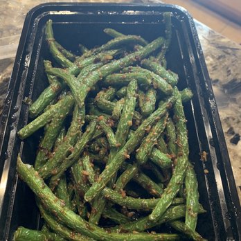 Mayflower Dumpling Express - Sauteed String Beans with Garlic - Dim Sum Near Me - Anaheim, California