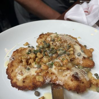 Late Harvest Kitchen - Chicken Schnitzel (with spaetzle and capers) - New American Near Me - Indianapolis, Indiana