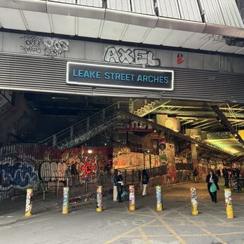 Leake Street Tunnel - Entrance to the tunnel visible from York Rd. - Local Flavor Near Me
