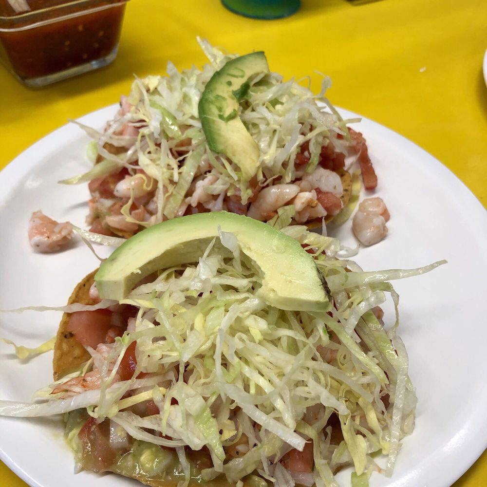 Tostadas Coyoacán - Shrimp Tostadas - Mexican Near Me - México, D.F., DIF Tostadas Coyoacán - Shrimp Tostadas - Mexican Near Me - México, D.F., DIF