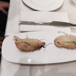 Fiori di zucca con ketchup d'uva