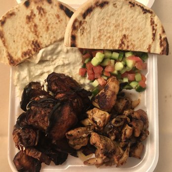 Holy Grill - Yummy Pargiut chicken, eggplant chips, pita bread... - Kosher Near Me - Los Angeles, California Holy Grill - Yummy Pargiut chicken, eggplant chips, pita bread... - Kosher Near Me - Los Angeles, California