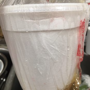 Pho Lu - Lids all cracked due to the way they decided to stack the containers in the bags. - Vietnamese Near Me - Garden Grove, California Pho Lu - Lids all cracked due to the way they decided to stack the containers in the bags. - Vietnamese Near Me - Garden Grove, California
