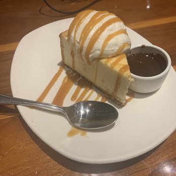 Outback Steakhouse - Caramel Cheesecake Topped with Whip Creme! - Steakhouses Near Me - Houston, Texas Outback Steakhouse - Caramel Cheesecake Topped with Whip Creme! - Steakhouses Near Me - Houston, Texas