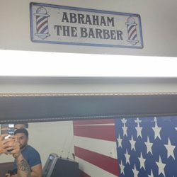 Freedom Barbershop - Abraham the barber station