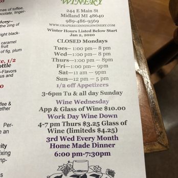 Grape Beginnings Winery - Wine Tasting Room Near Me - Midland, Michigan Grape Beginnings Winery - Wine Tasting Room Near Me - Midland, Michigan