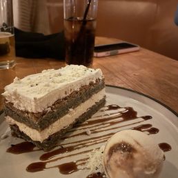 Black sesame banana dessert